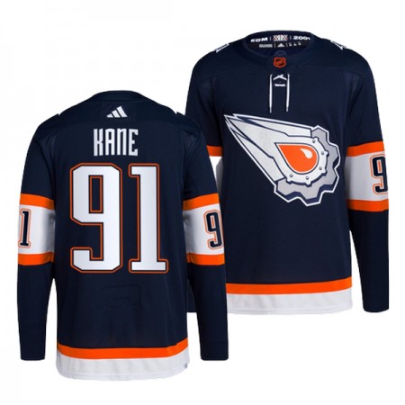 Edmonton Oilers Trikot Evander Kane 91 Adidas 2022-23 Navy Reverse Retro 2.0 Authentic - Herren